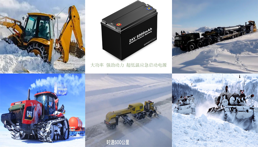 24V超低温应急启动电源应用领域