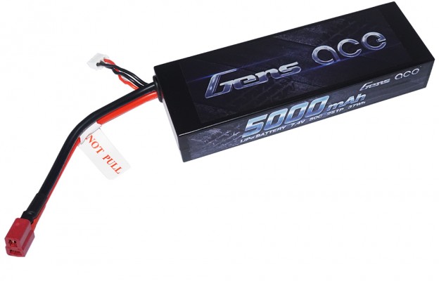 7.4V 5000mAh的车模电池_GENS ACE
