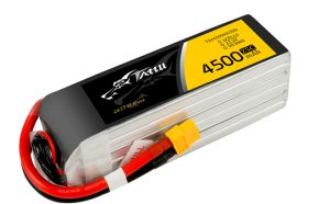 4500mAh聚合物无人机锂电池 电压22.2V 放电电流25C